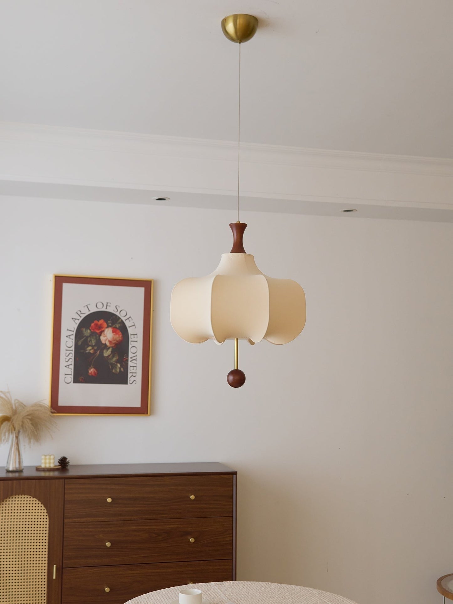 Soft Cloud Fabric Pendant Light