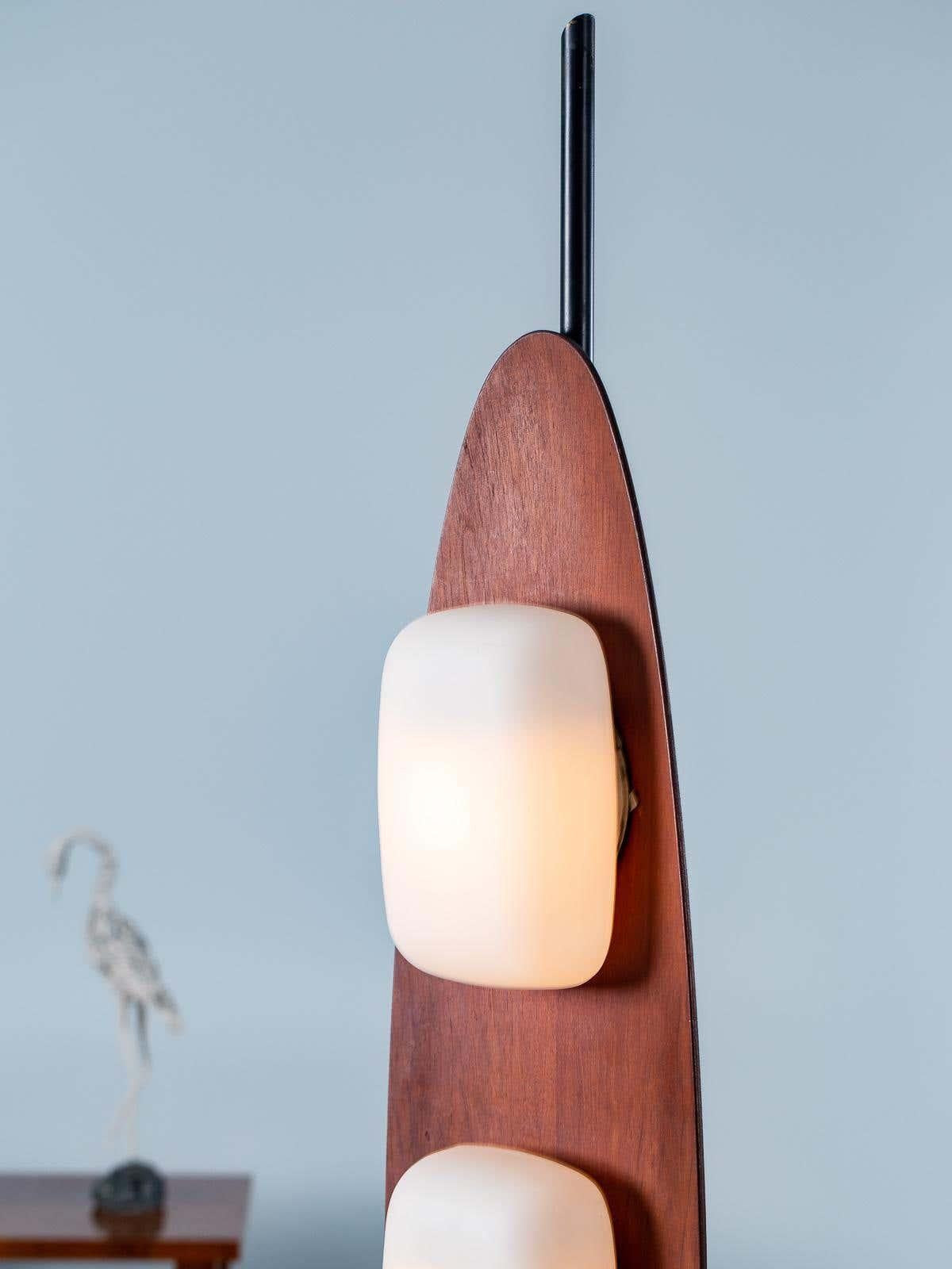 Surfboard-Inspired Floor Lamp
