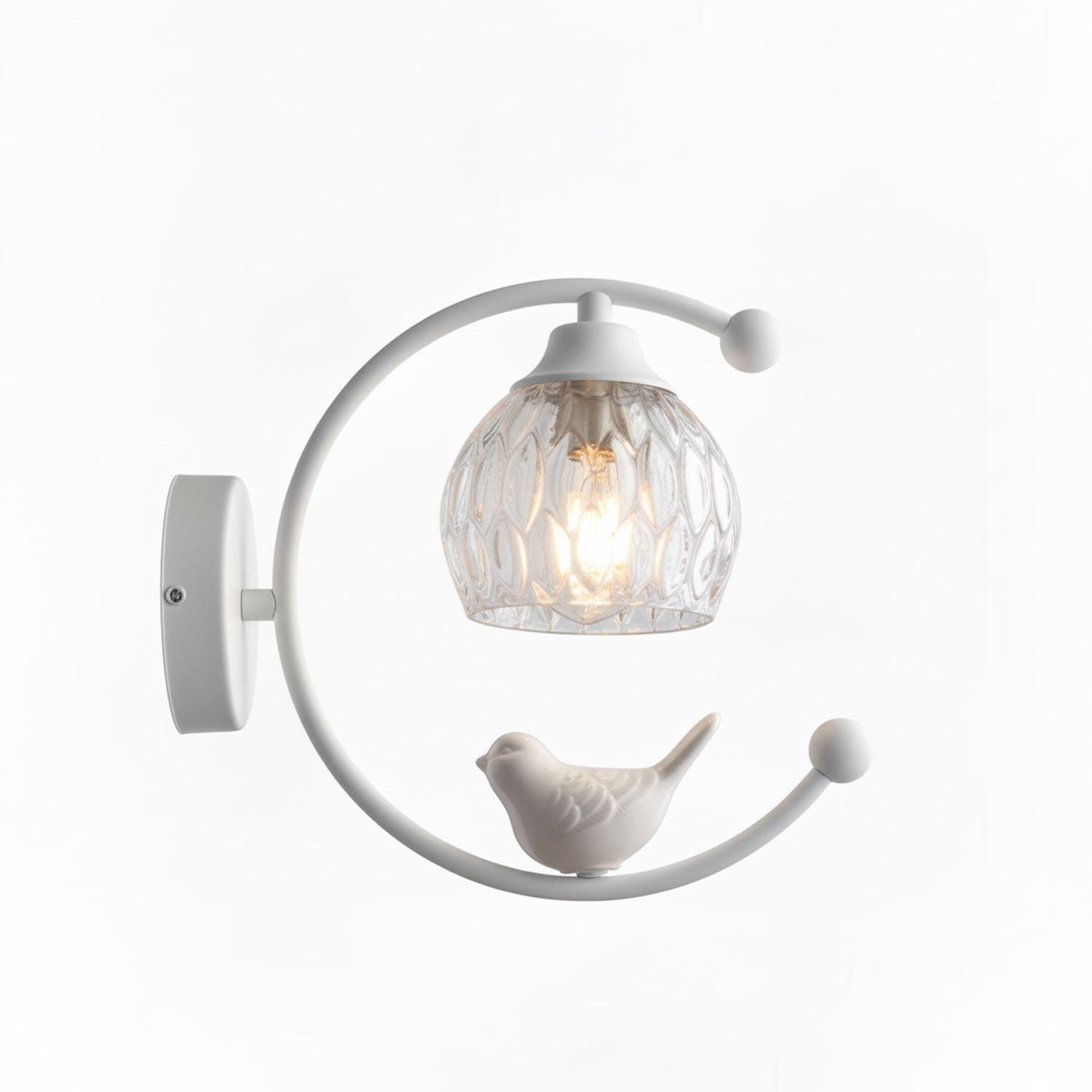 Ceramic Bird Glow Wall Light