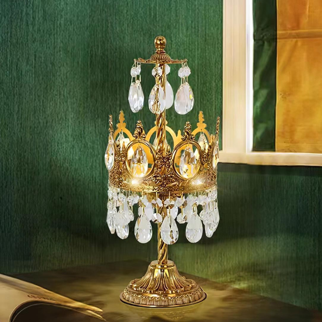 Classic Crystal Accent Table Lamp