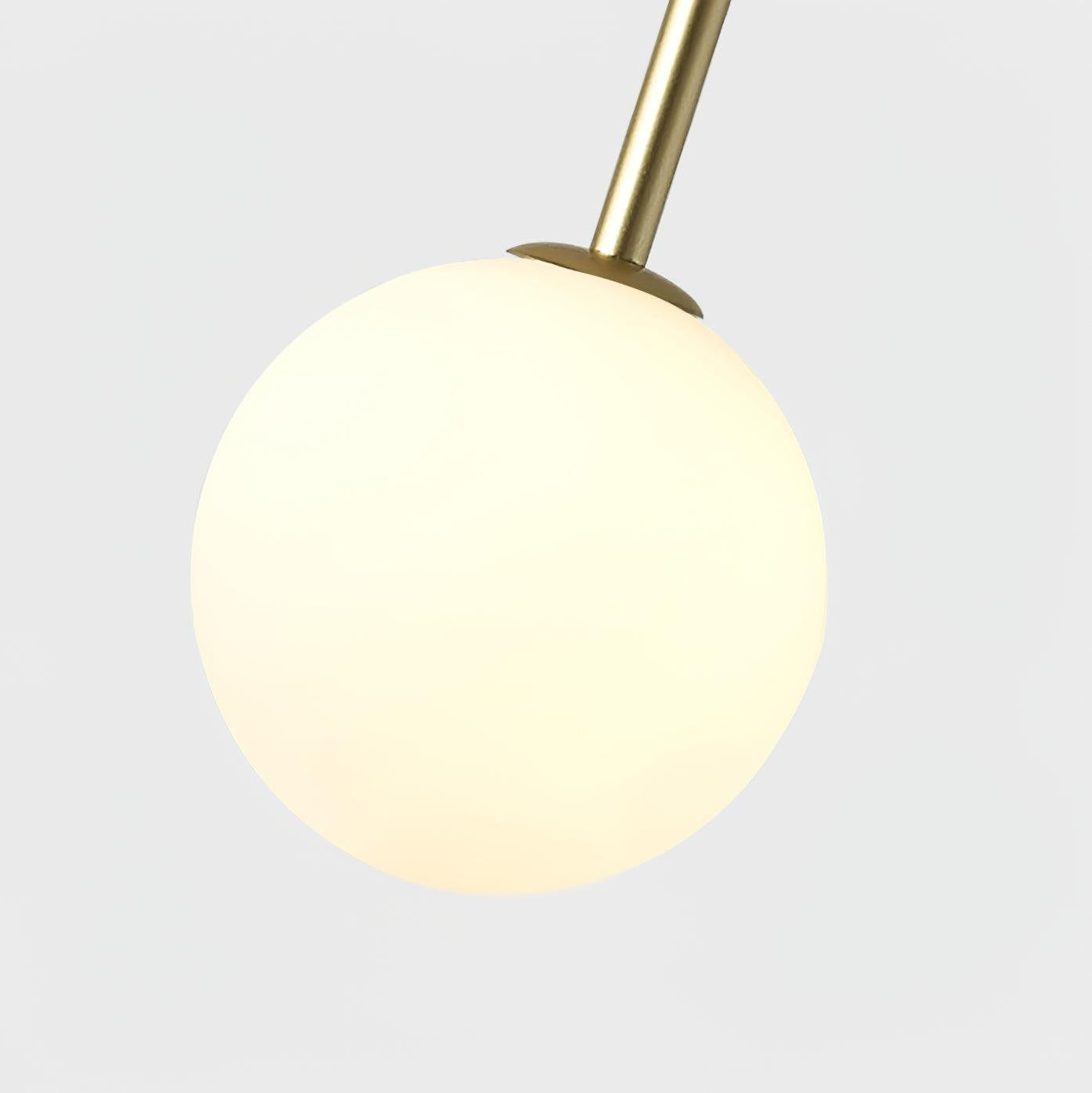 Crossed Glass Duo Pendant Light