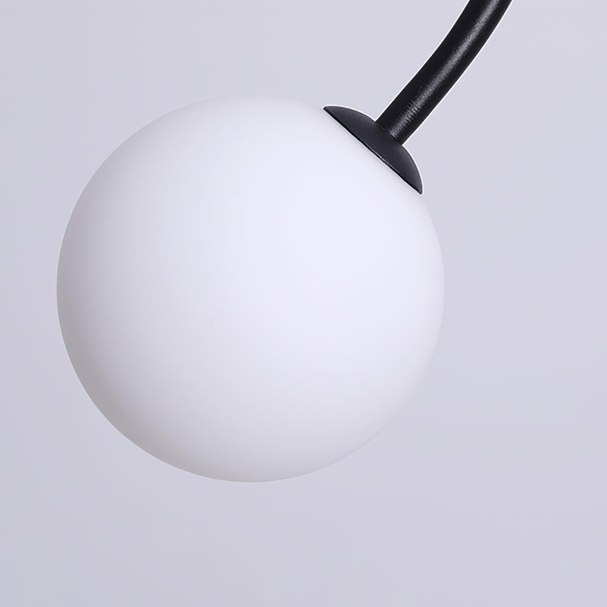 Crossed Glass Duo Pendant Light