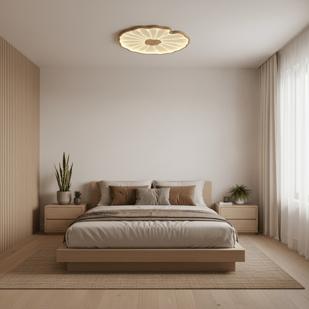 Lotus-Inspired Acrylic Ceiling Light