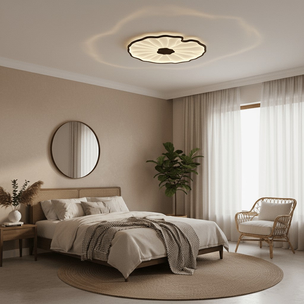 Lotus-Inspired Acrylic Ceiling Light