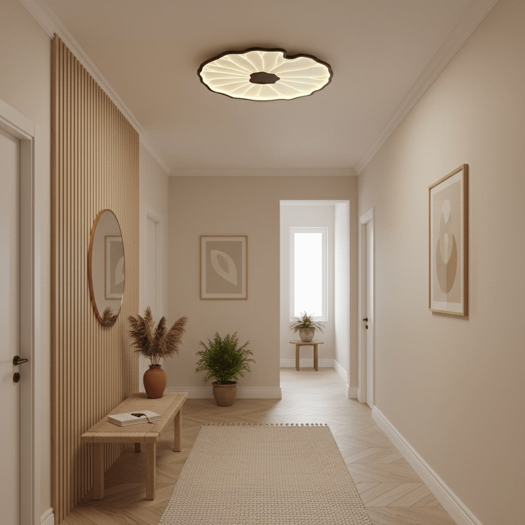 Lotus-Inspired Acrylic Ceiling Light