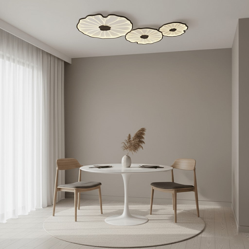 Lotus-Inspired Acrylic Ceiling Light