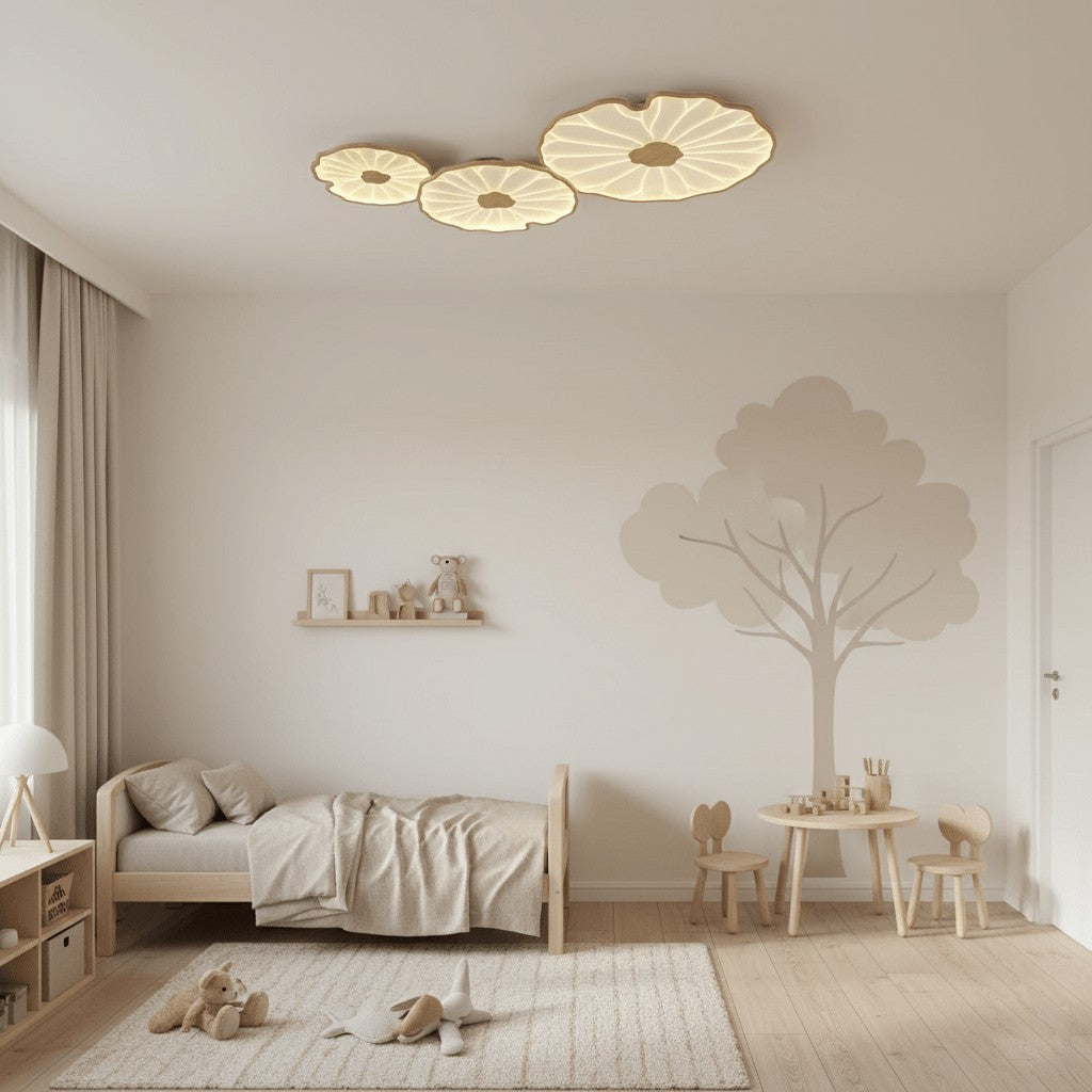 Lotus-Inspired Acrylic Ceiling Light