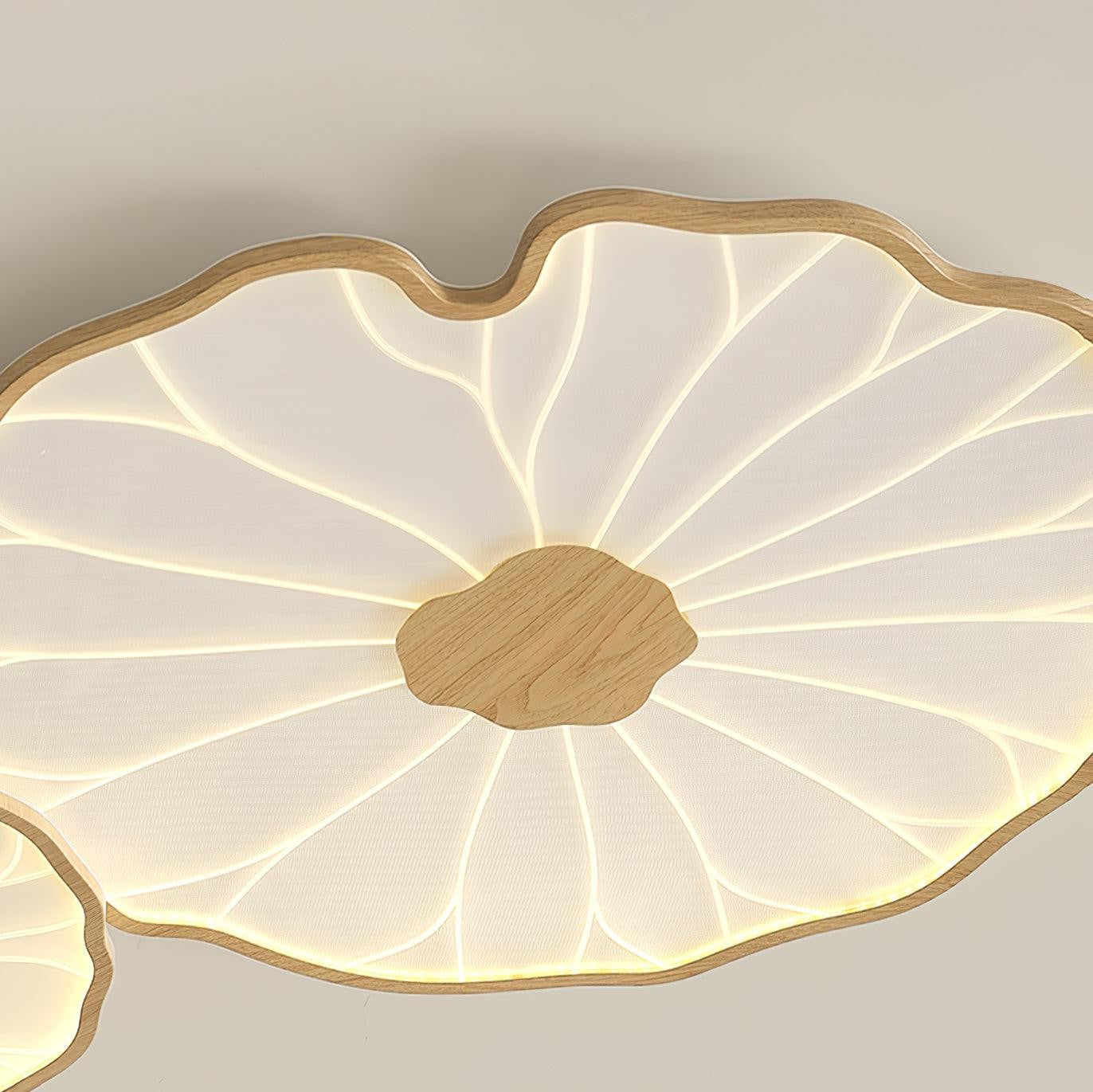 Lotus-Inspired Acrylic Ceiling Light