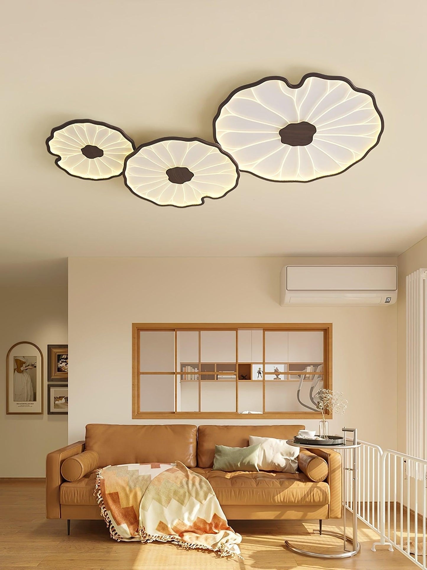 Lotus-Inspired Acrylic Ceiling Light