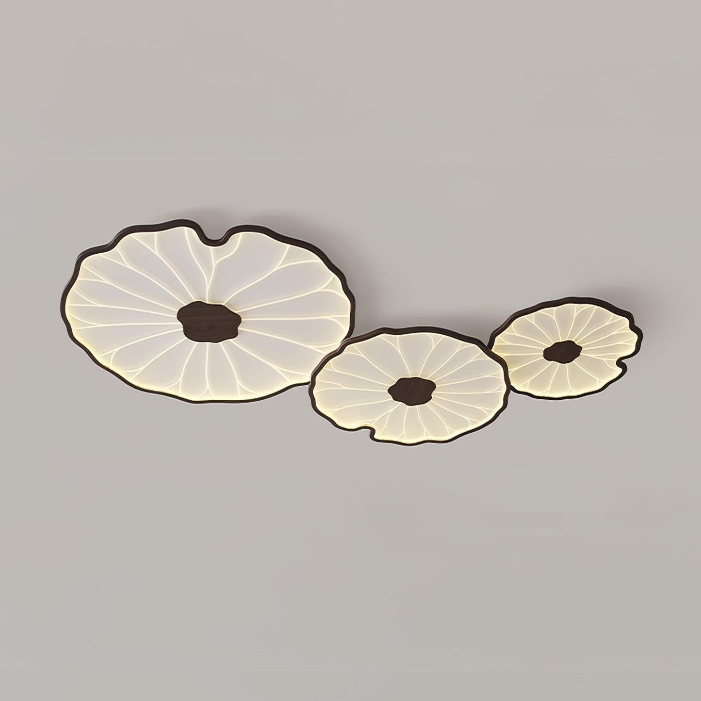 Lotus-Inspired Acrylic Ceiling Light