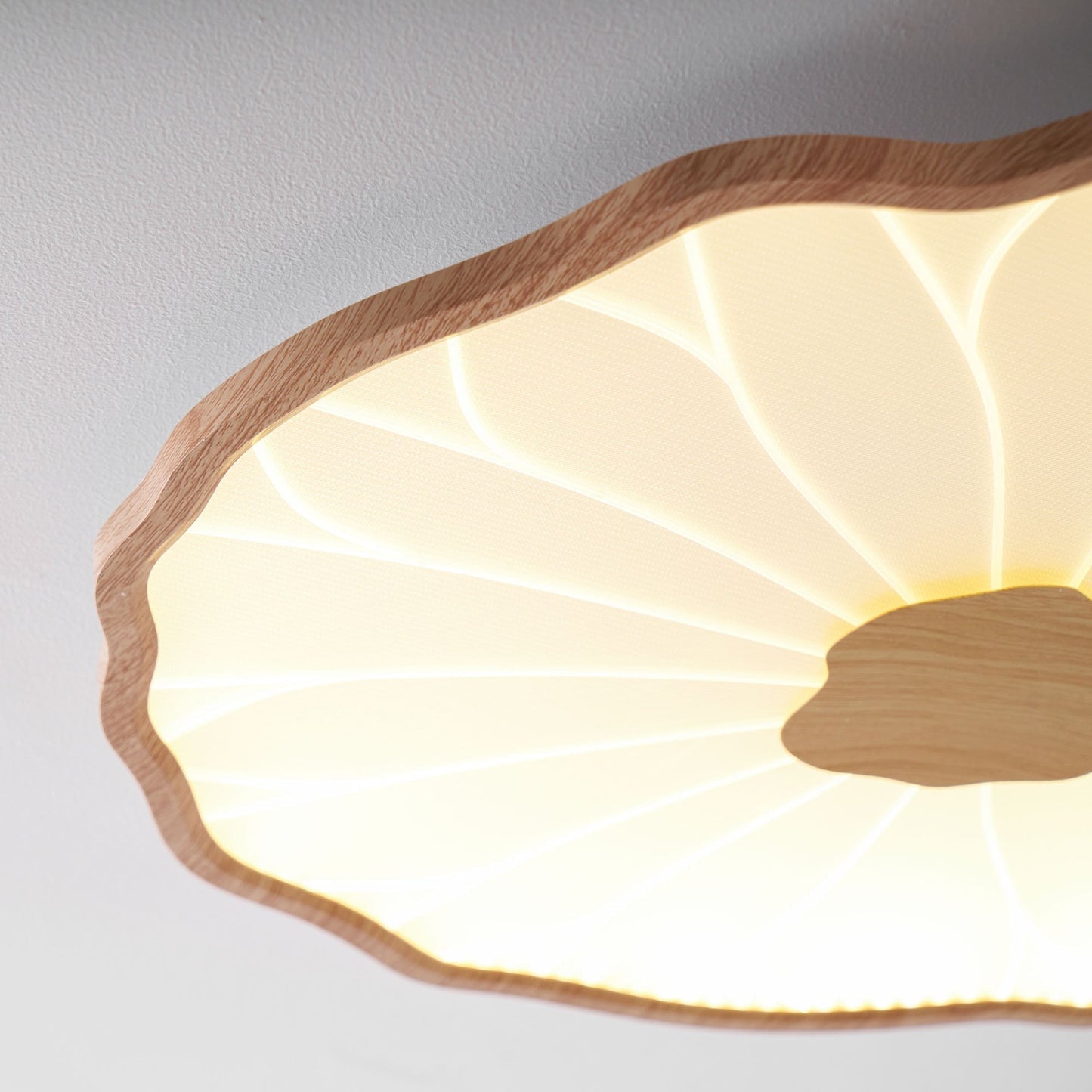 Lotus-Inspired Acrylic Ceiling Light