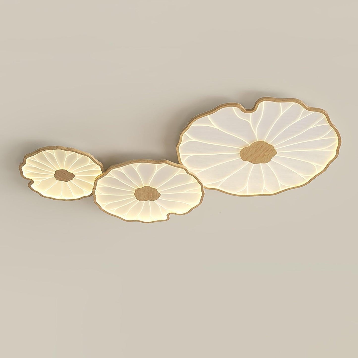 Lotus-Inspired Acrylic Ceiling Light