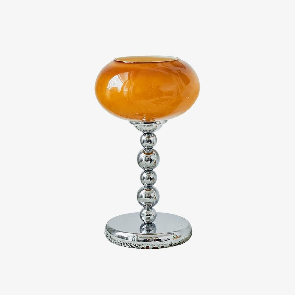 Oval Glass Accent Table Lamp