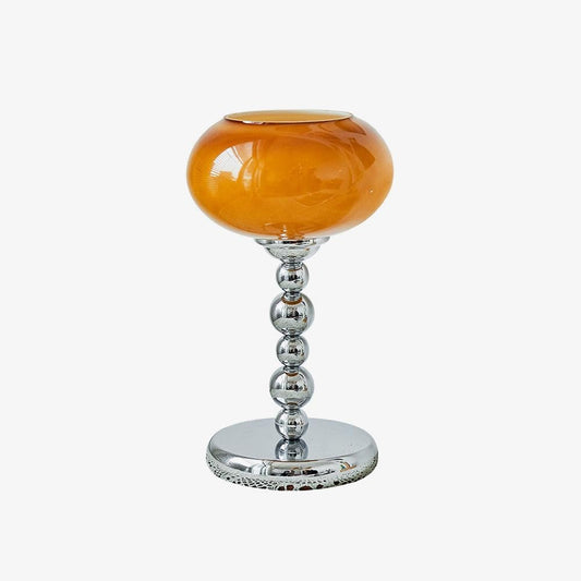 Oval Glass Accent Table Lamp