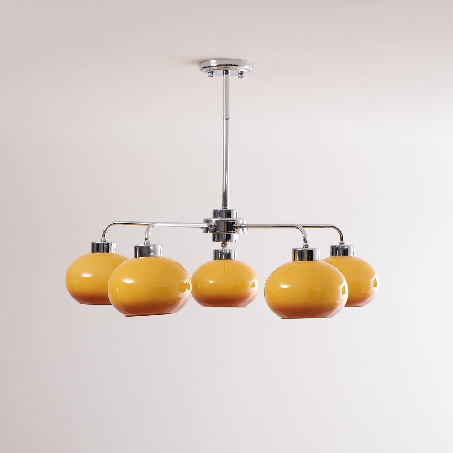 Oval Glass Globe Chandelier
