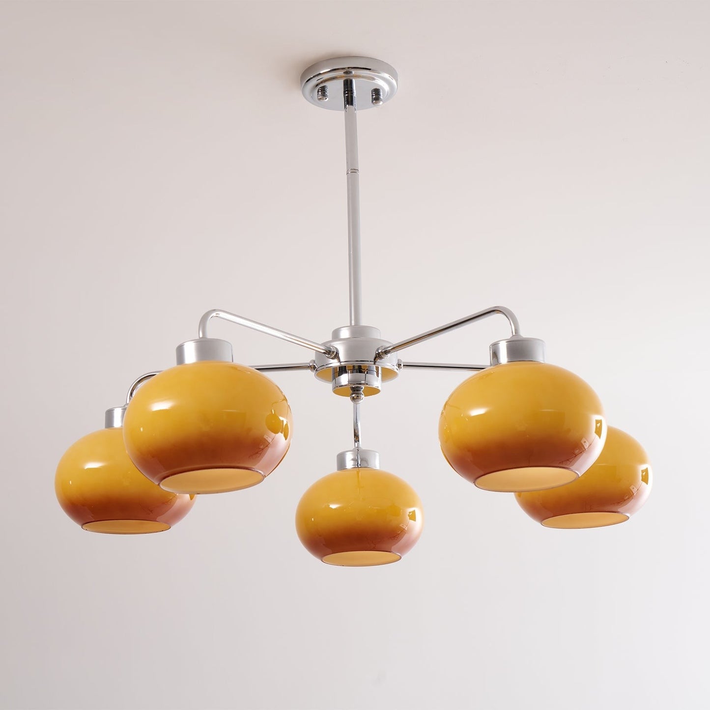 Oval Glass Globe Chandelier