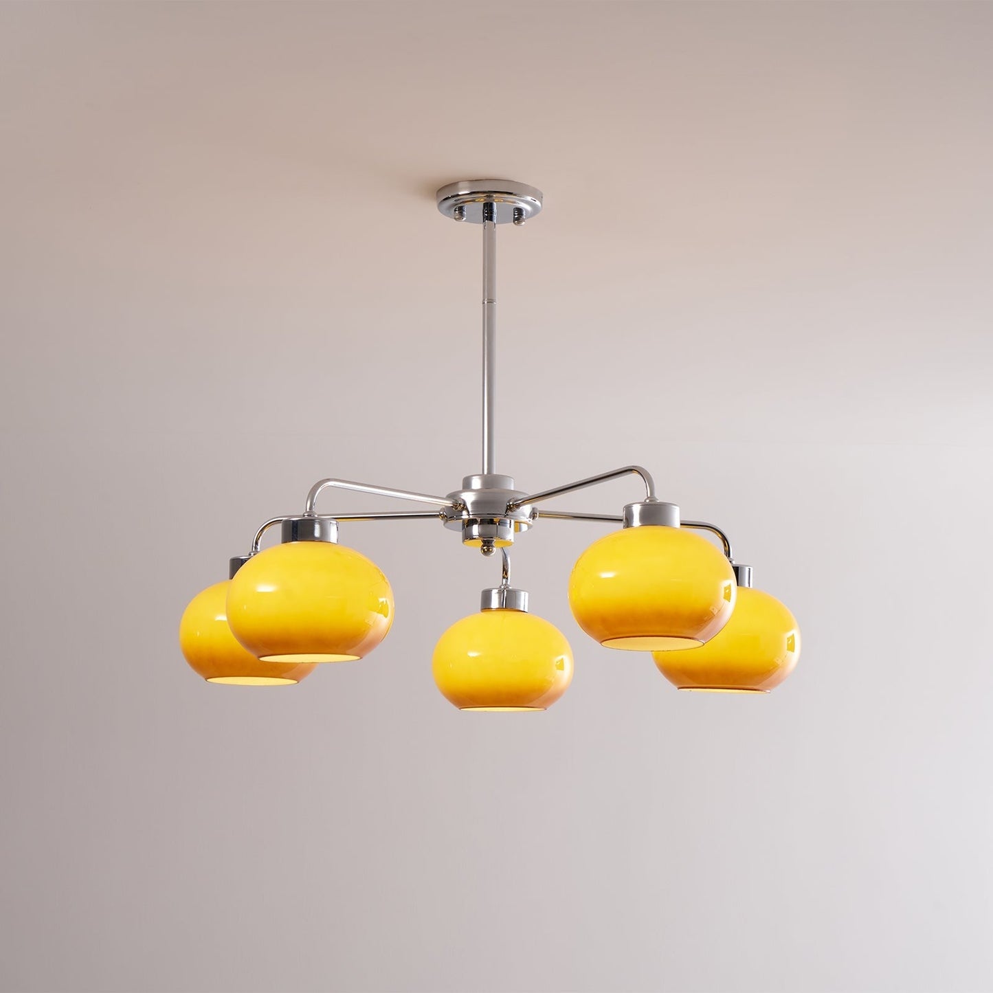 Oval Glass Globe Chandelier