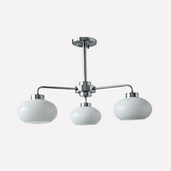 Oval Glass Globe Chandelier