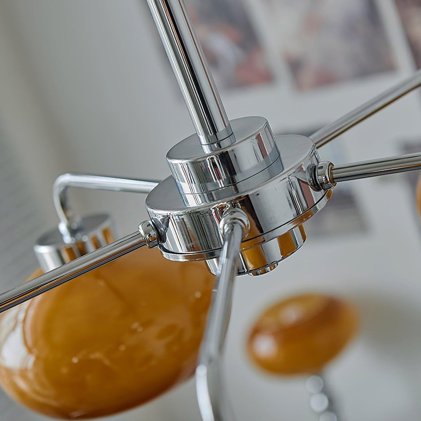 Oval Glass Globe Chandelier