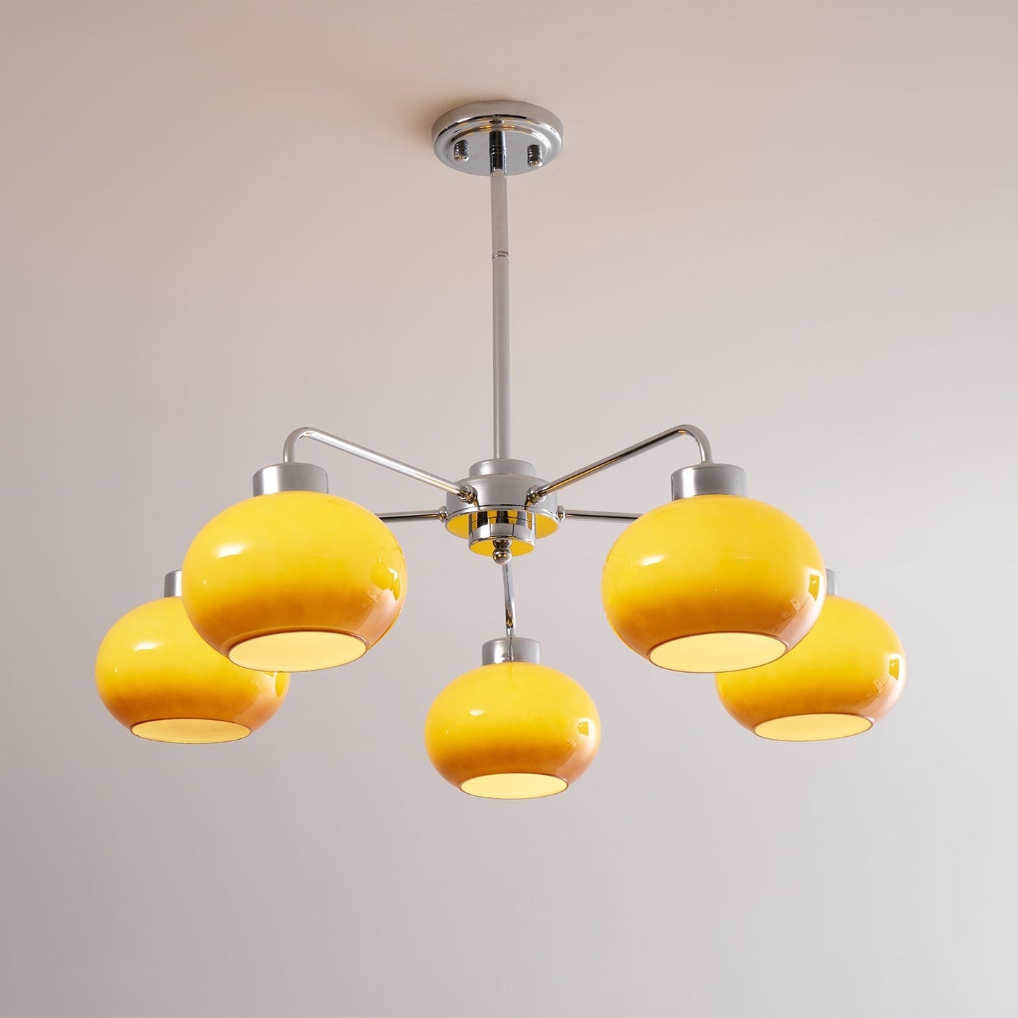 Oval Glass Globe Chandelier
