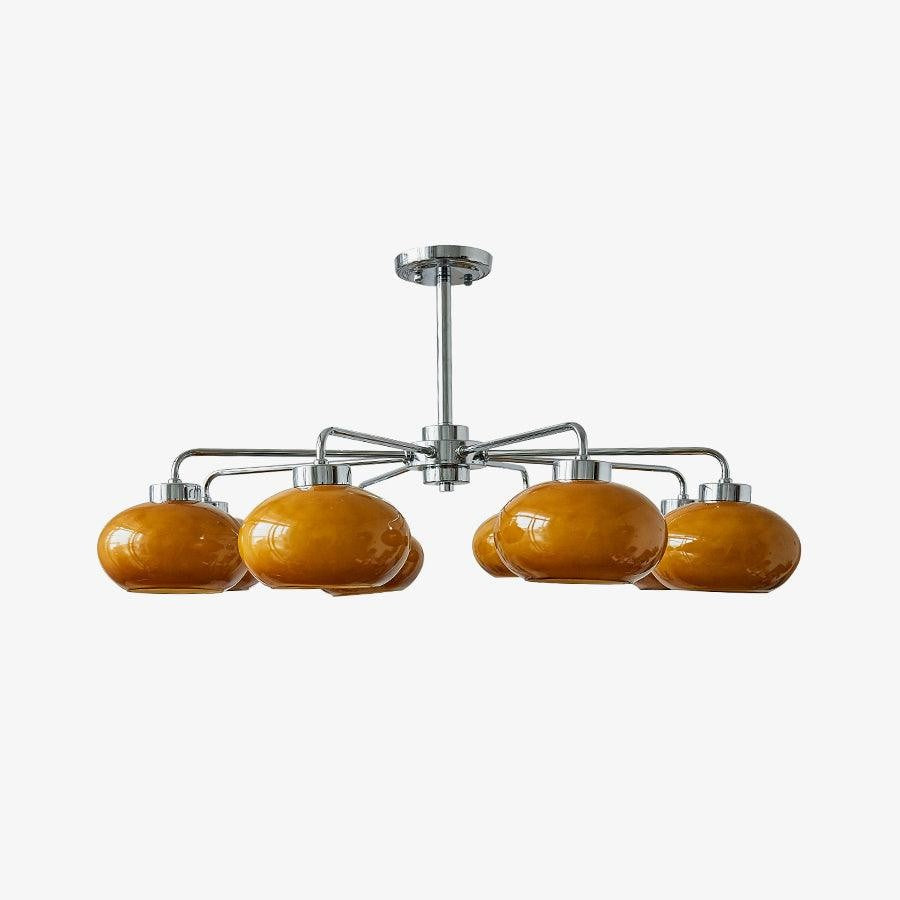Oval Glass Globe Chandelier