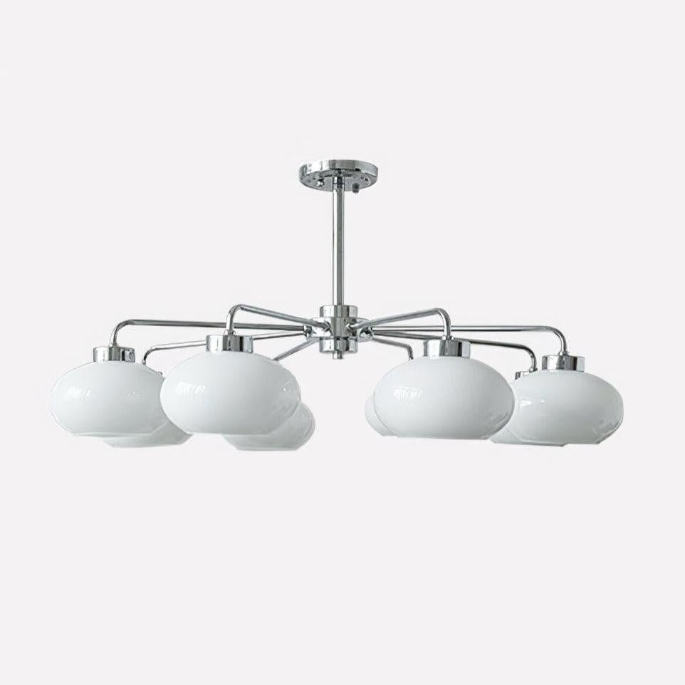 Oval Glass Globe Chandelier