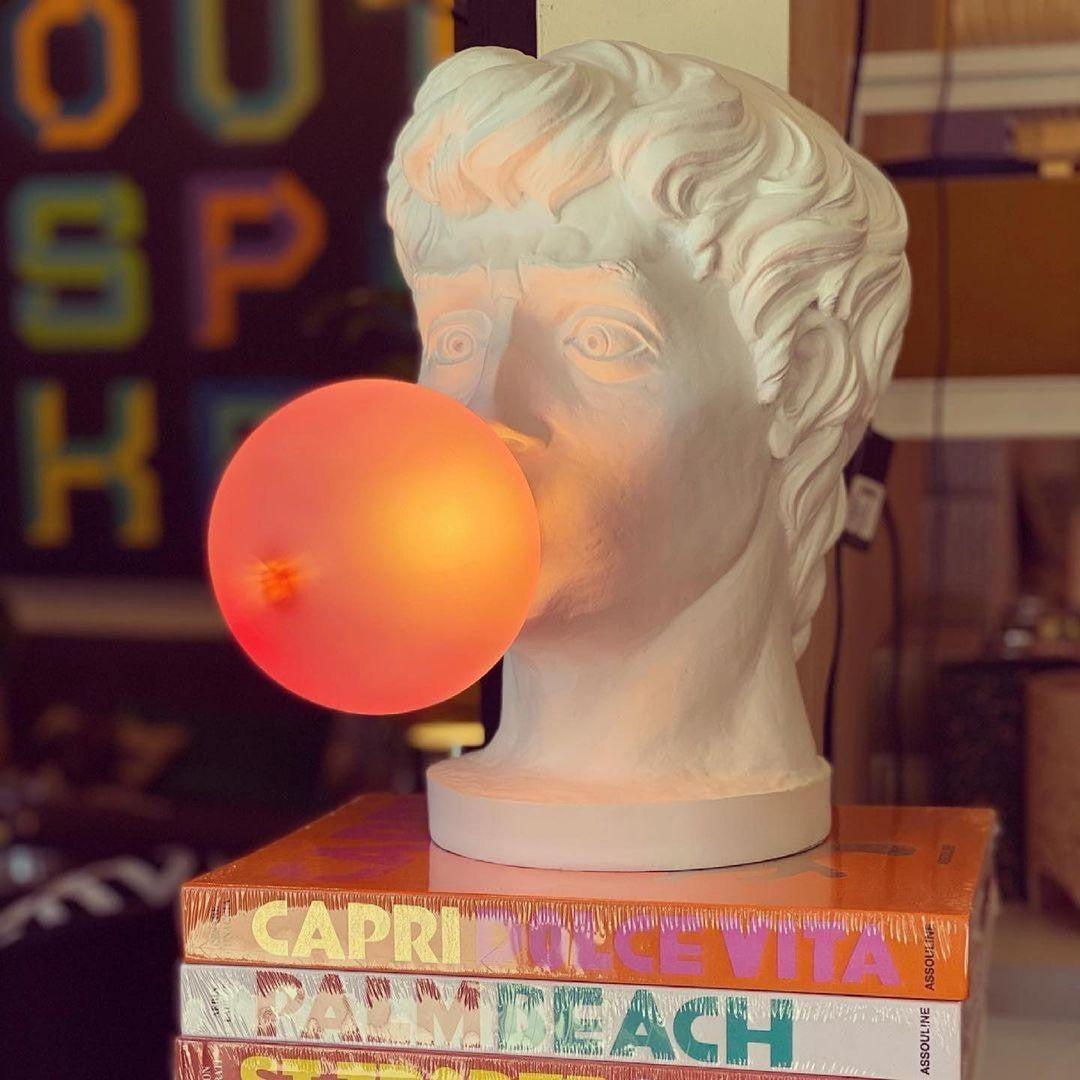 Playful Portrait Bubble Table Lamp