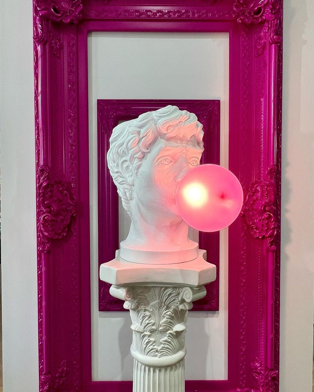 Playful Portrait Bubble Table Lamp