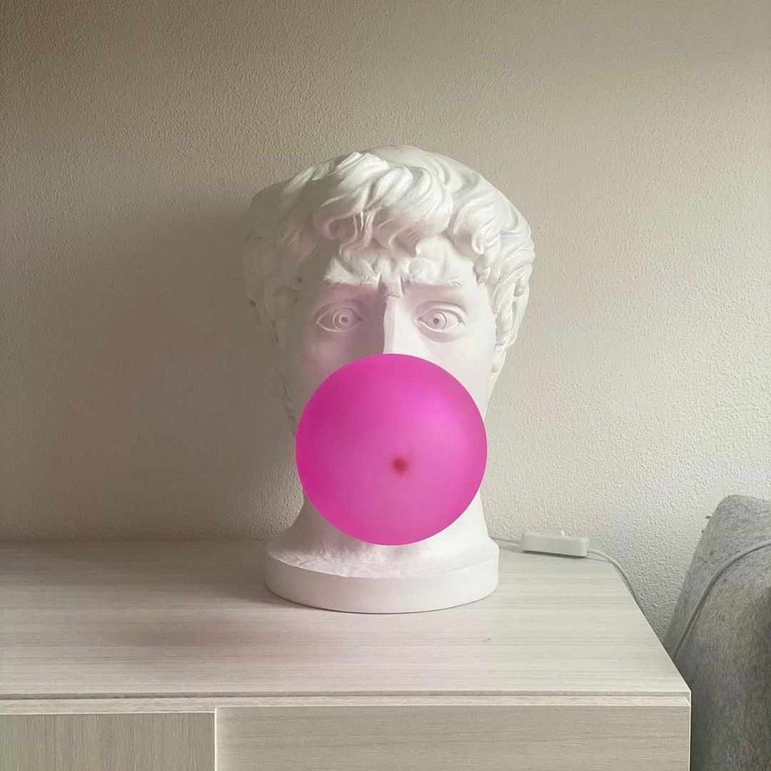 Playful Portrait Bubble Table Lamp