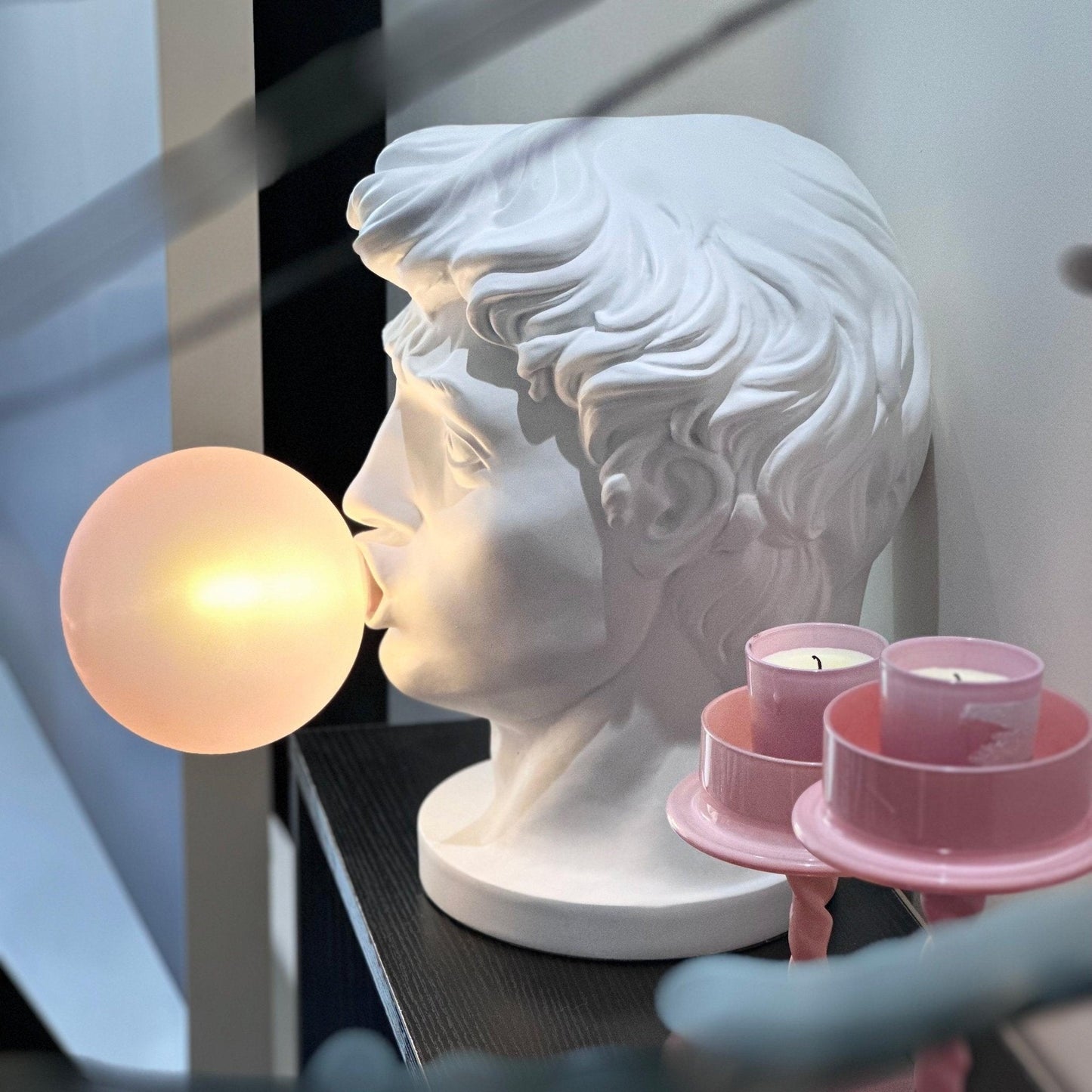 Playful Portrait Bubble Table Lamp