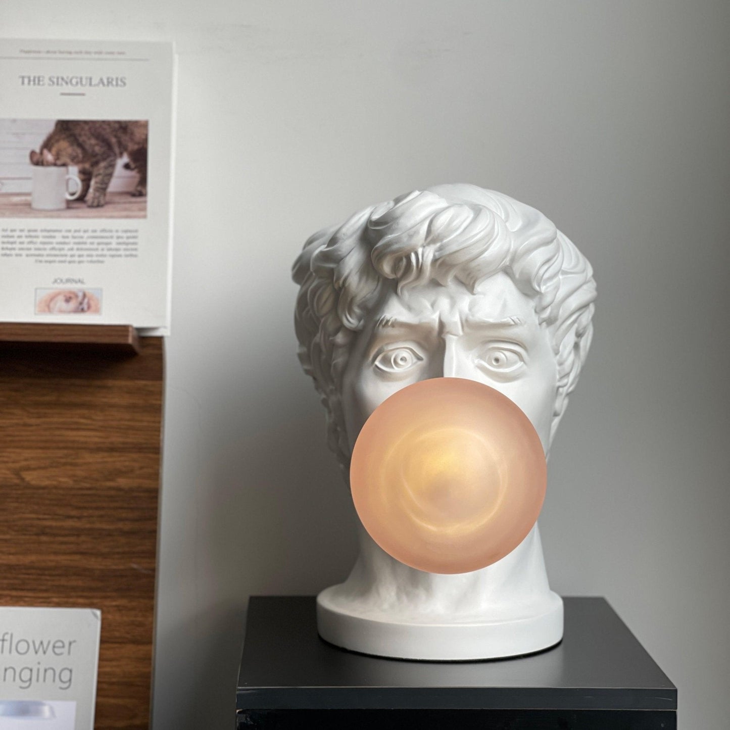 Playful Portrait Bubble Table Lamp