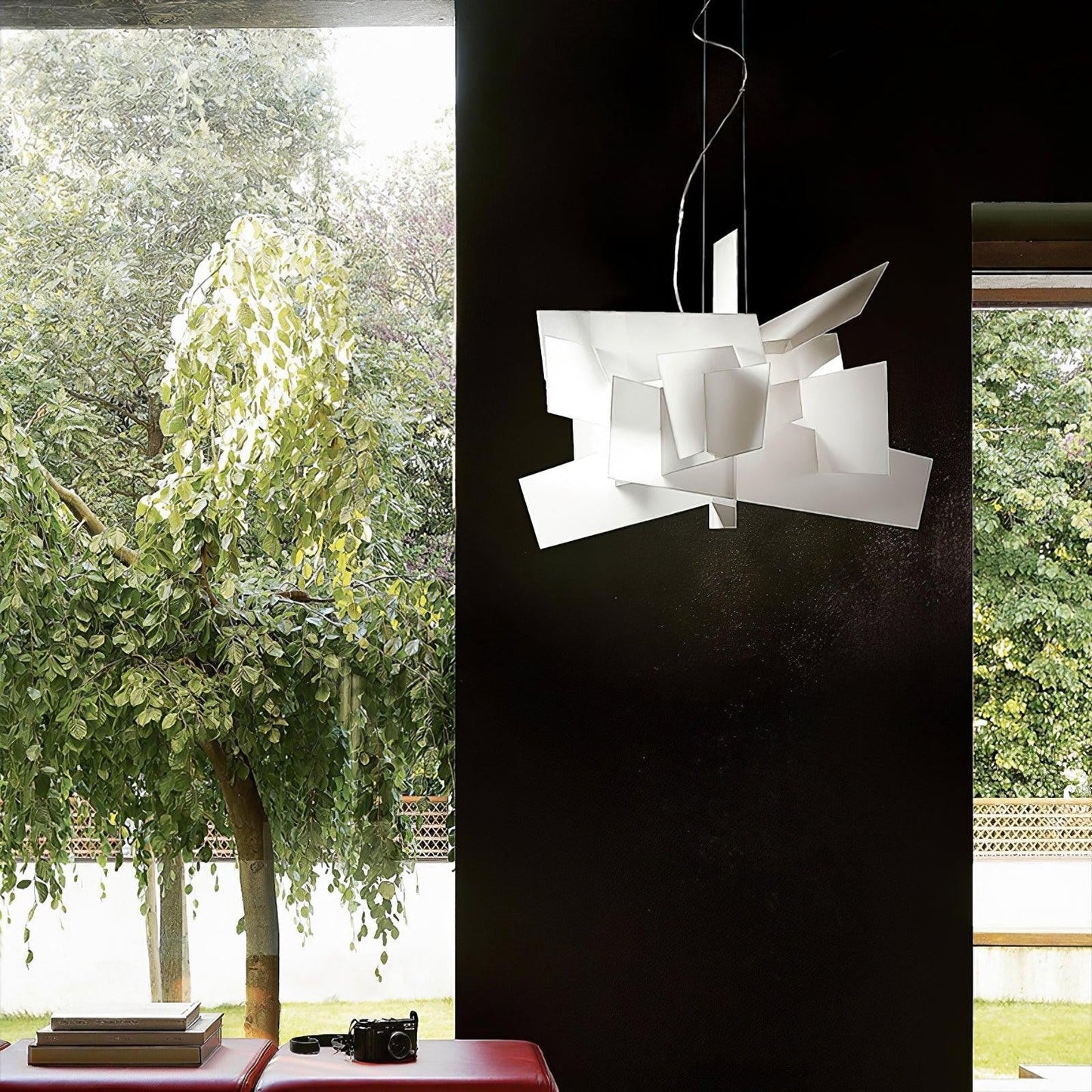 Sculptural Burst Pendant Light