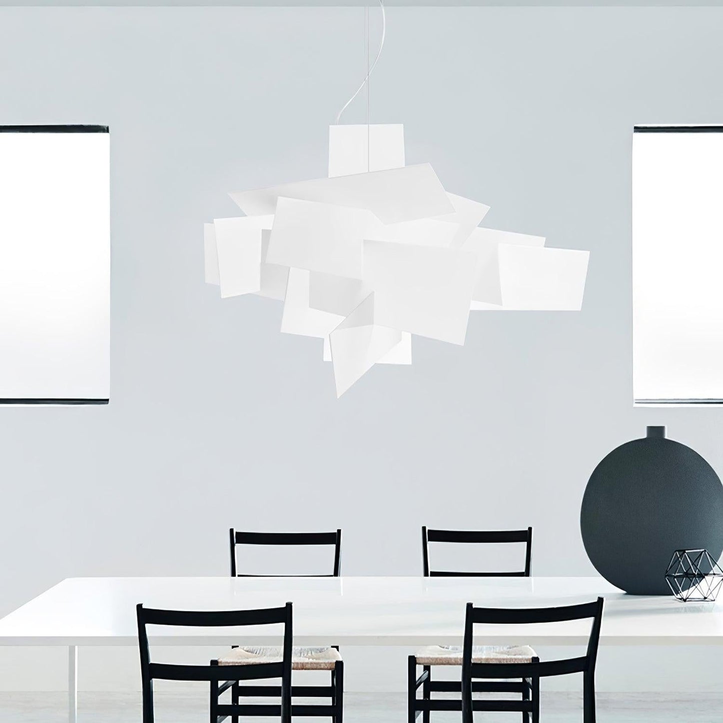 Sculptural Burst Pendant Light