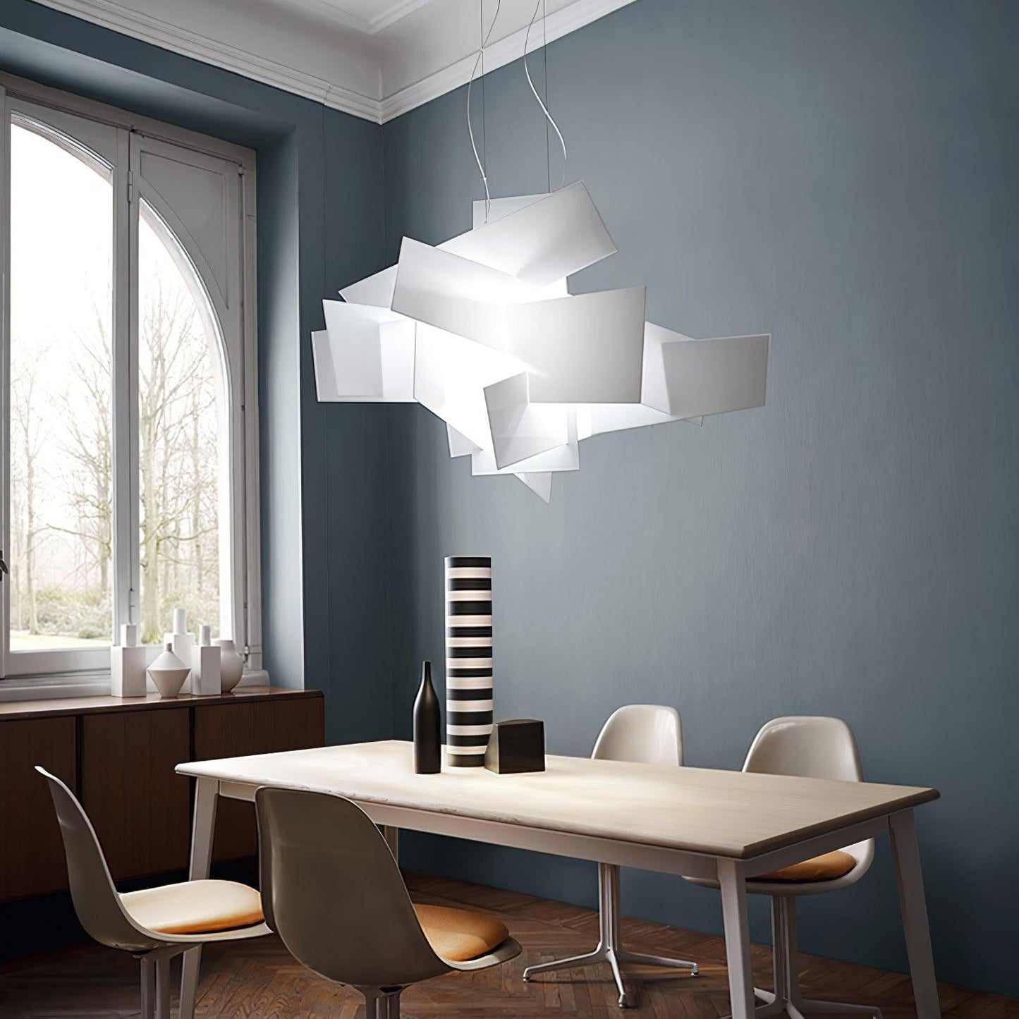 Sculptural Burst Pendant Light