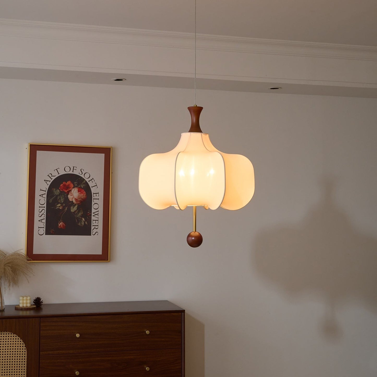 Soft Cloud Fabric Pendant Light