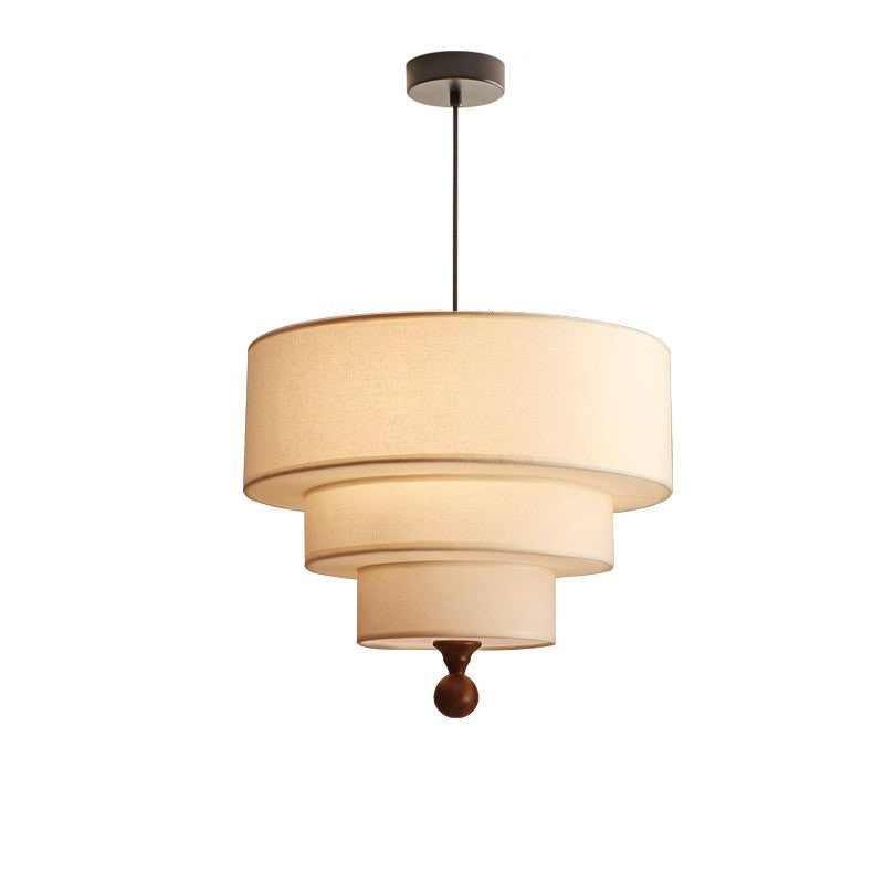 Soft Tiered Fabric Pendant