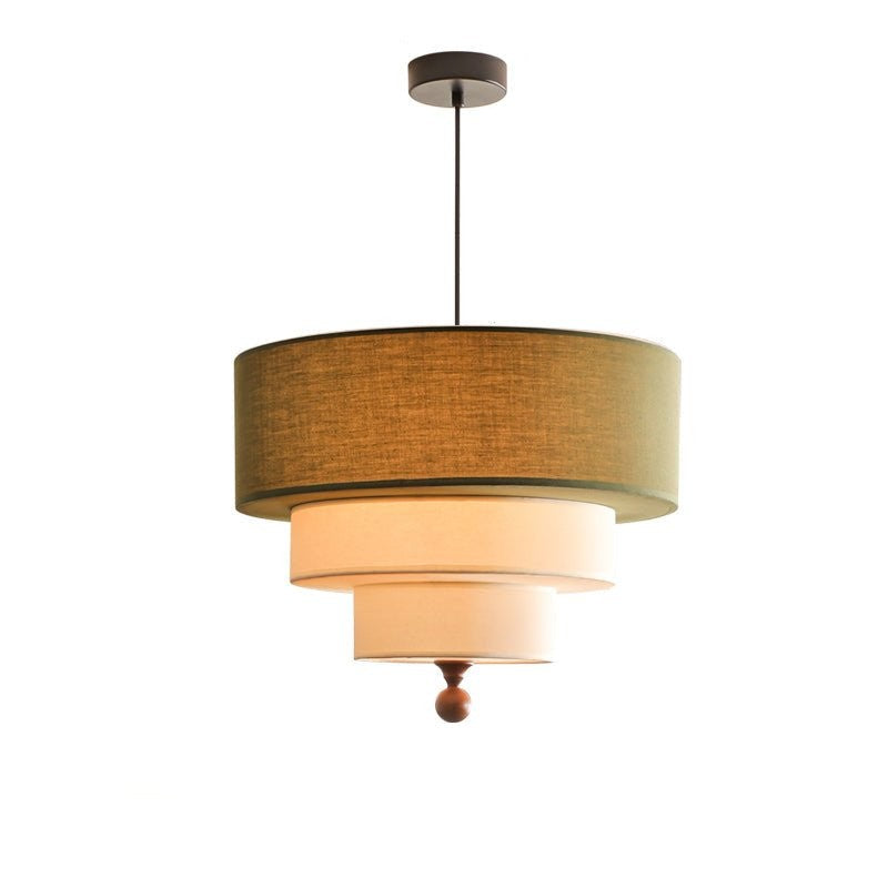 Soft Tiered Fabric Pendant