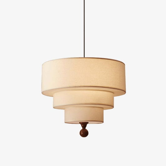 Soft Tiered Fabric Pendant