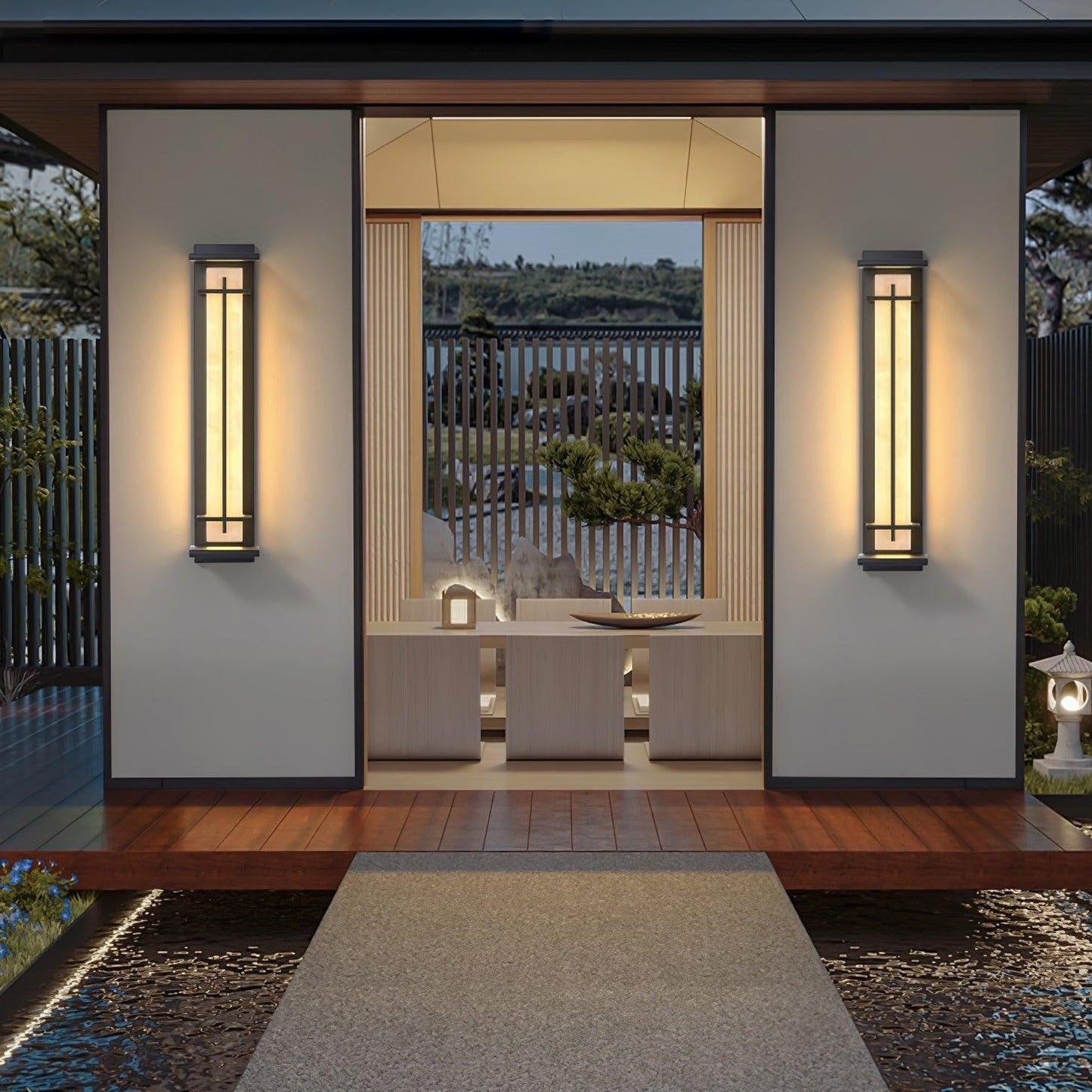 Square LED Outdoor Wall Light