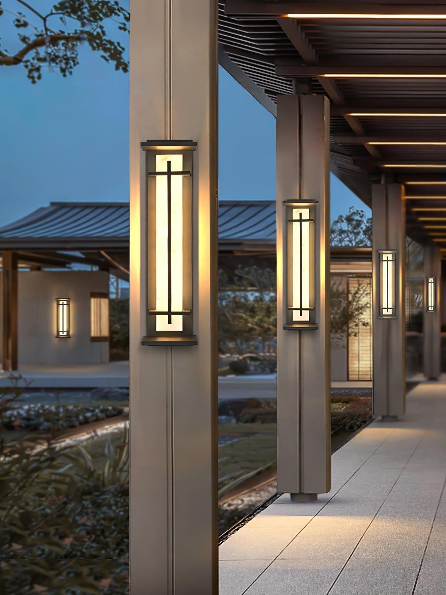 Square LED Outdoor Wall Light