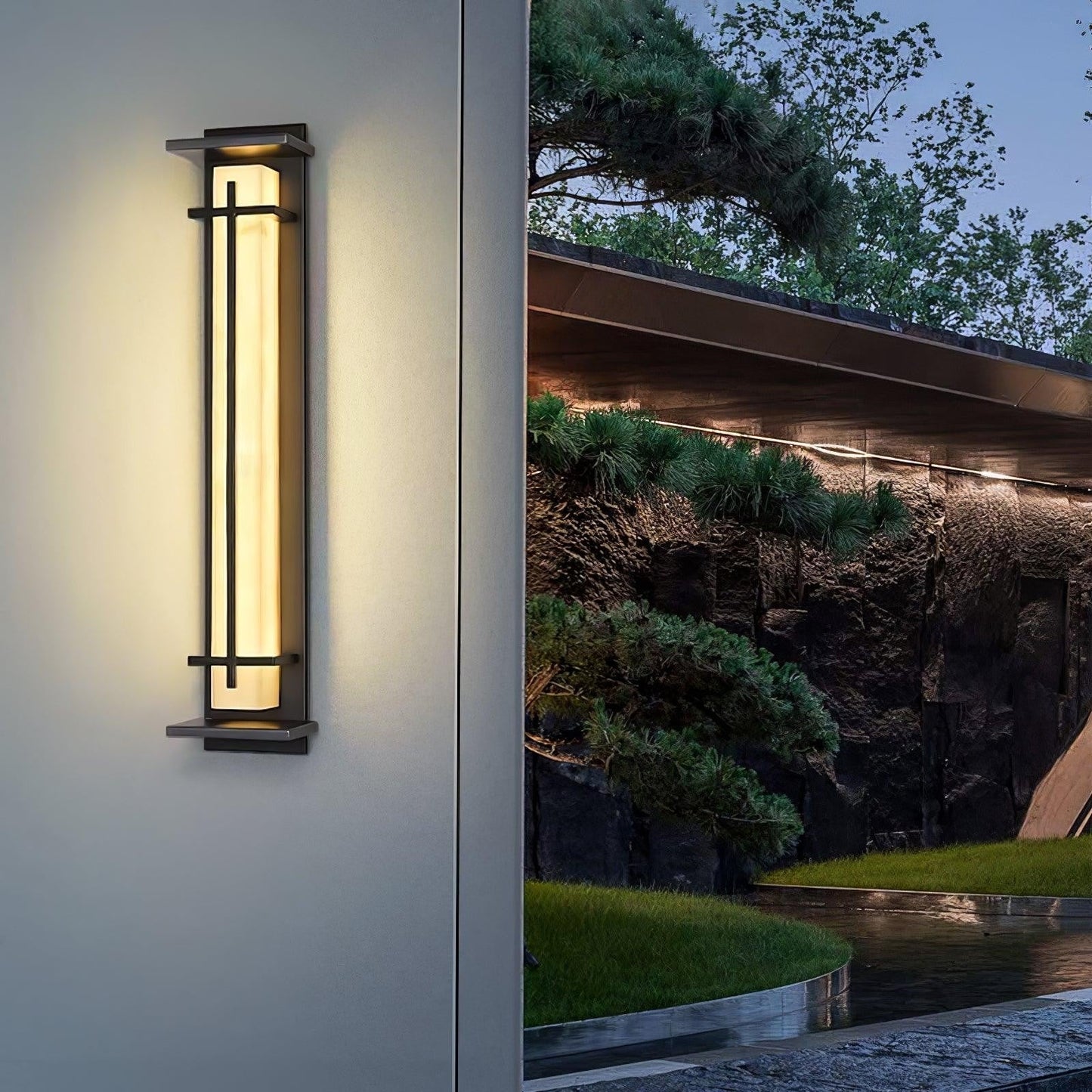 Square LED Outdoor Wall Light