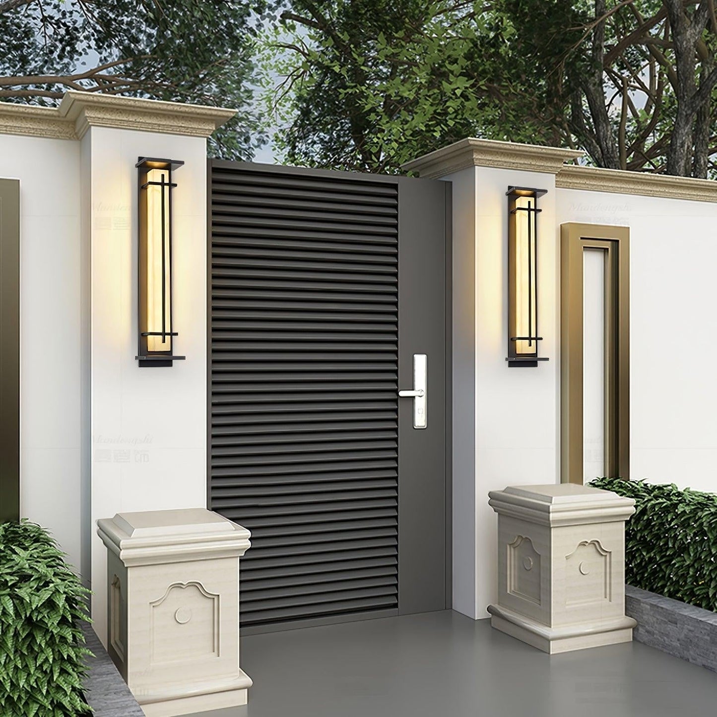 Square LED Outdoor Wall Light