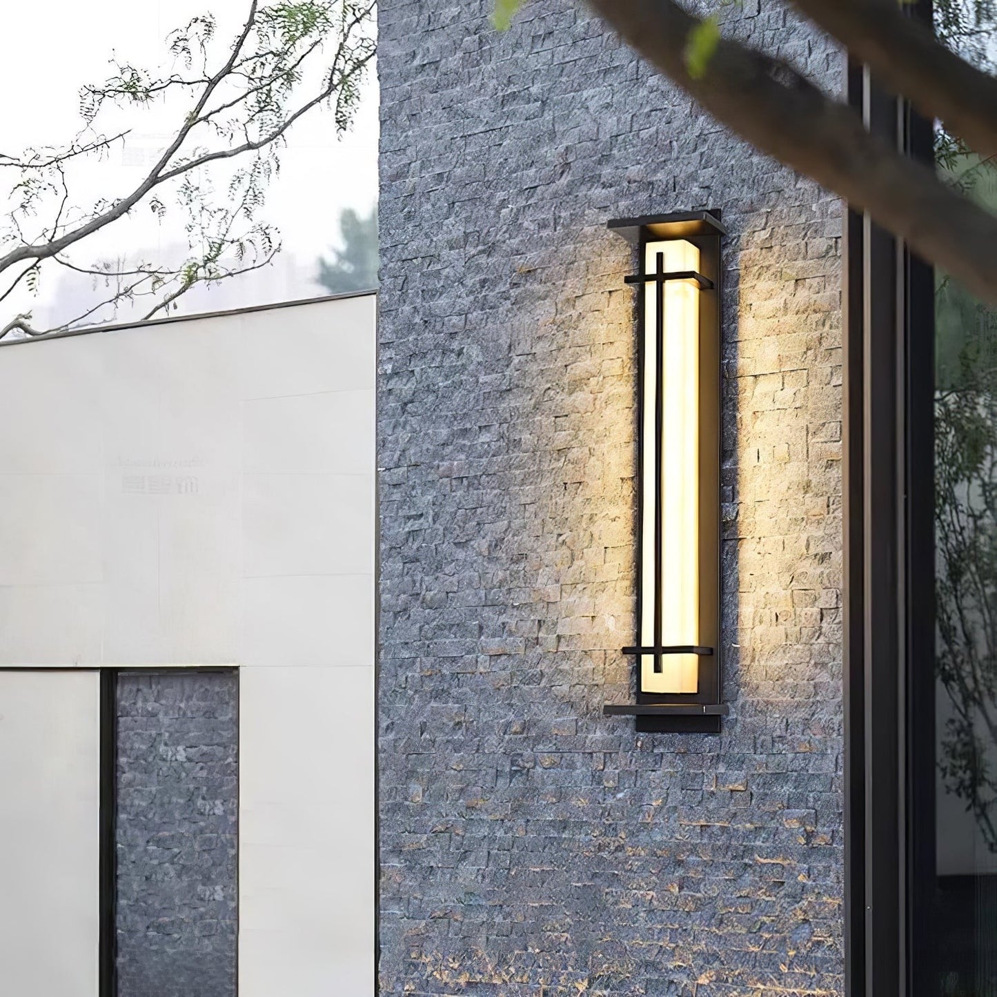Square LED Outdoor Wall Light