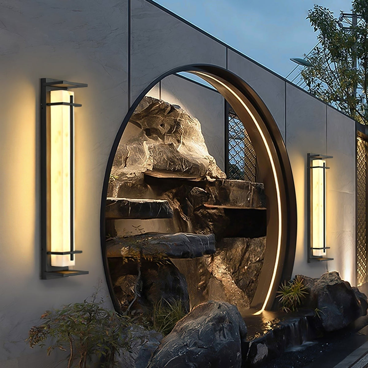 Square LED Outdoor Wall Light