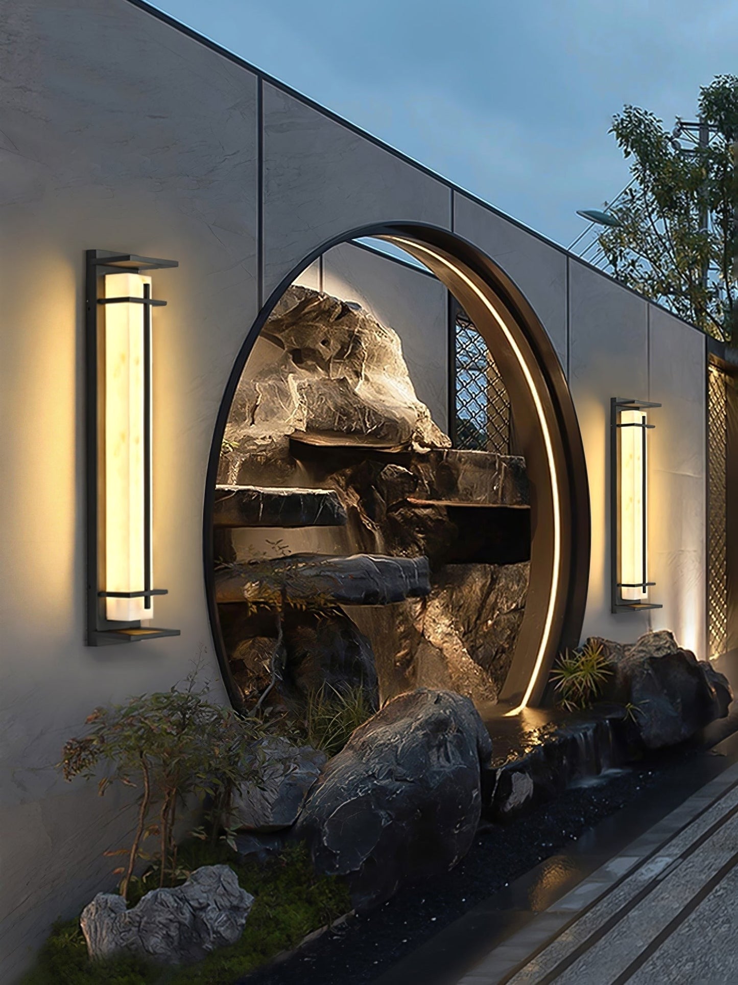 Square LED Outdoor Wall Light