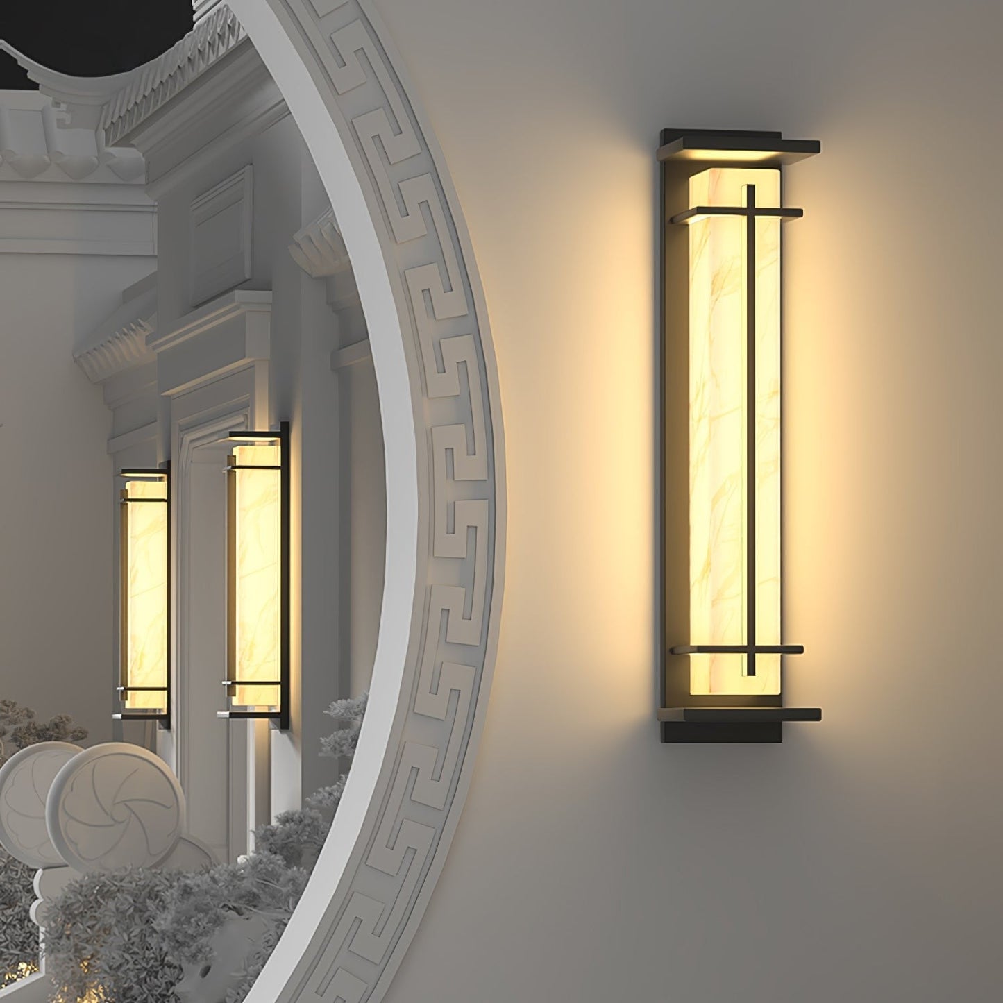 Square LED Outdoor Wall Light