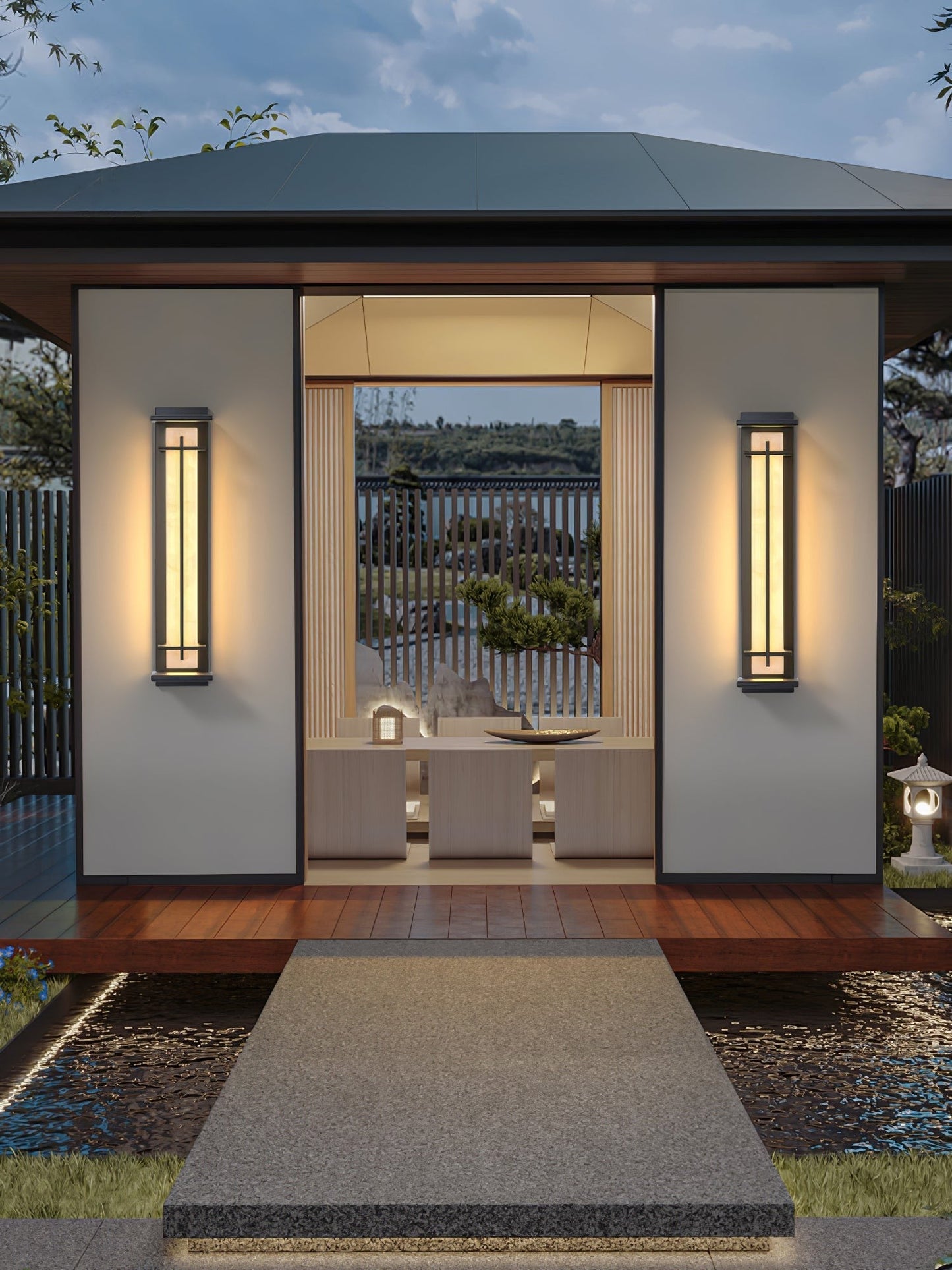 Square LED Outdoor Wall Light