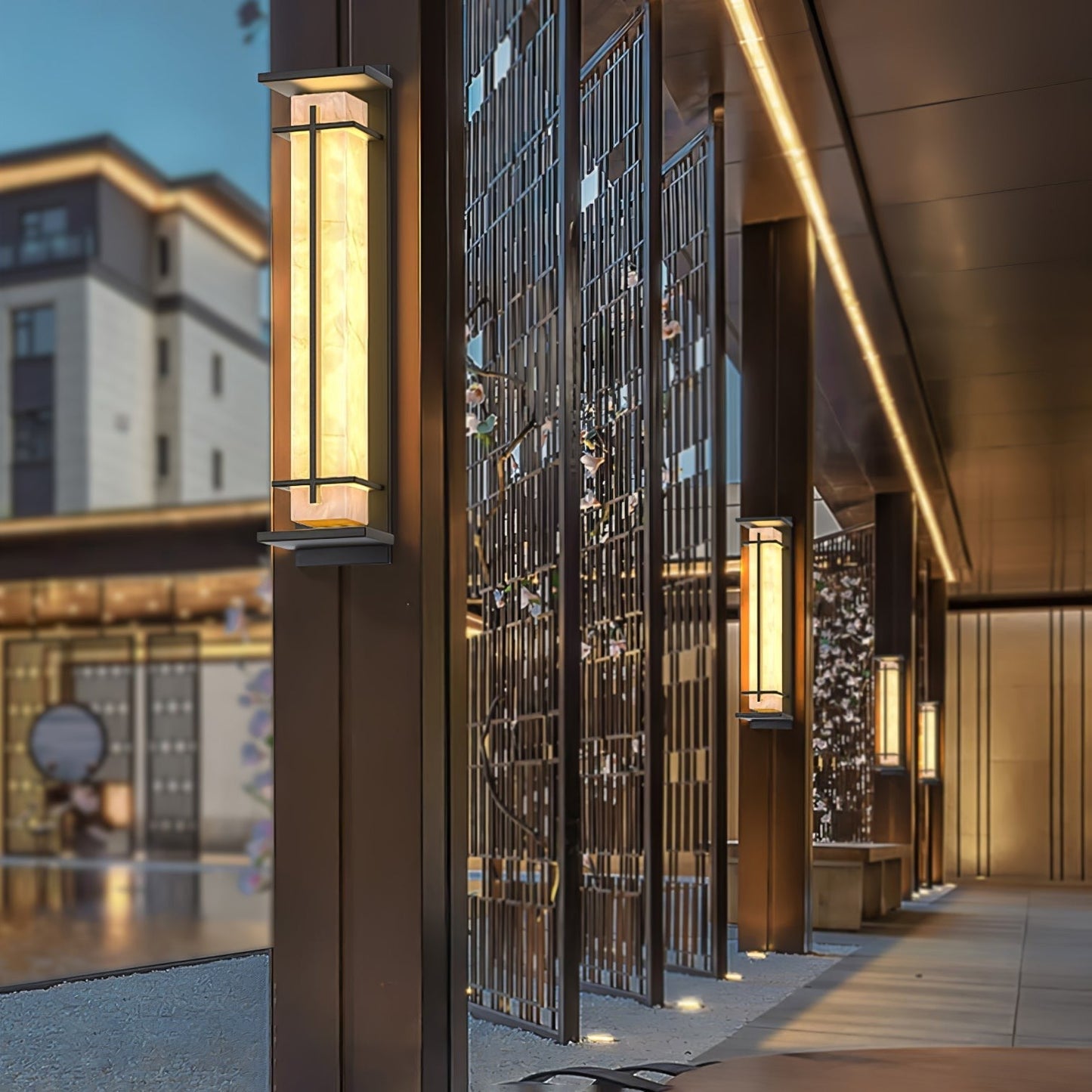 Square LED Outdoor Wall Light