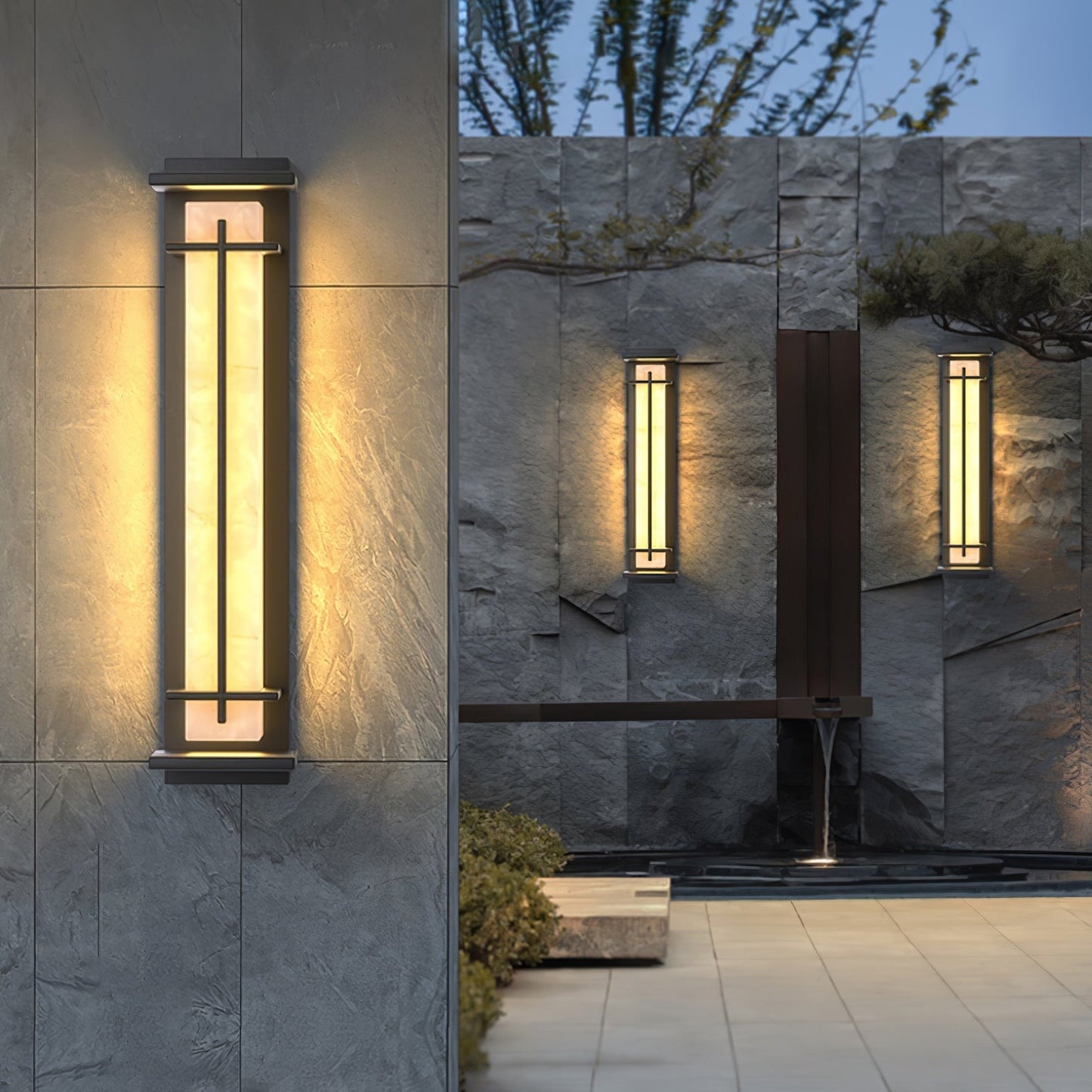 Square LED Outdoor Wall Light