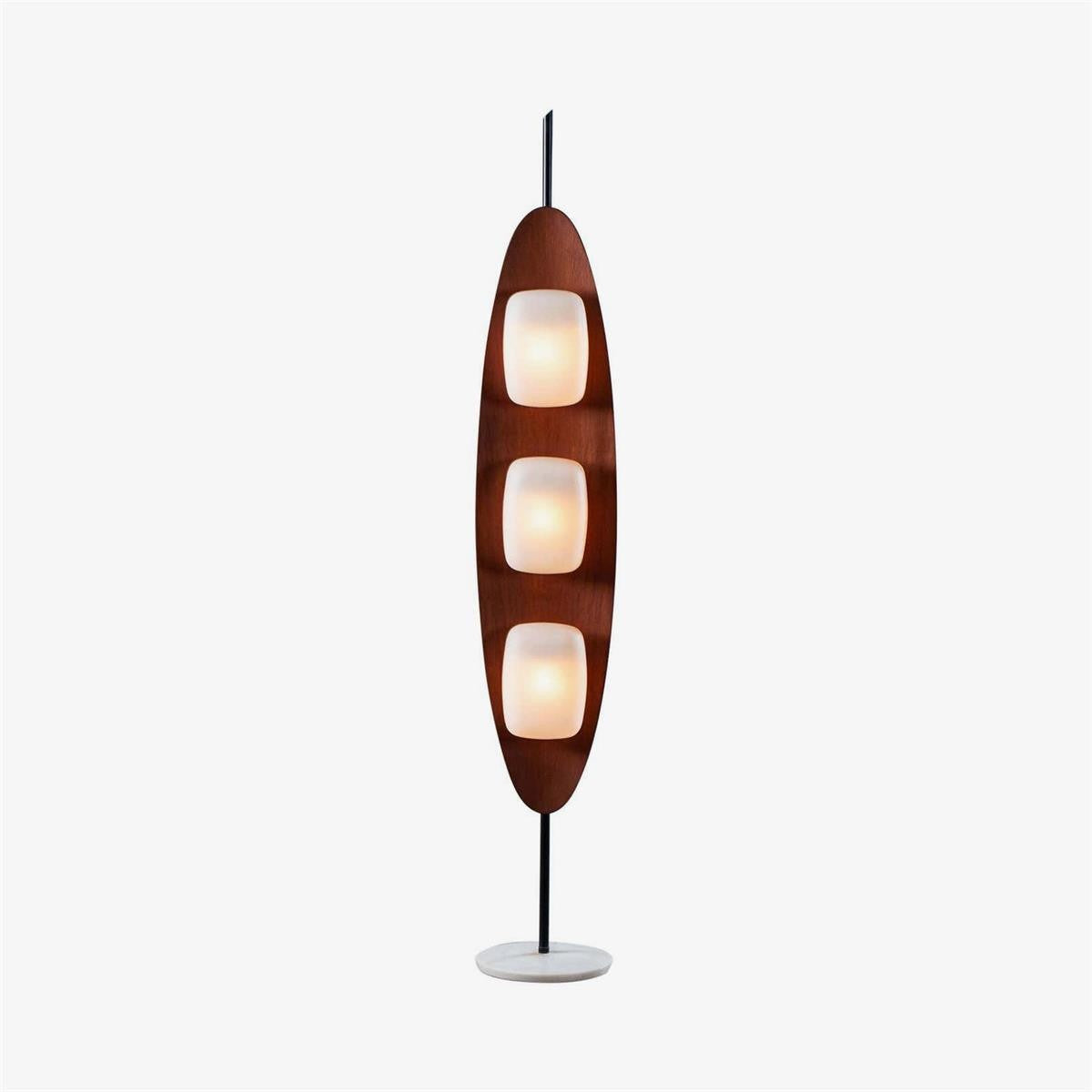 Surfboard-Inspired Floor Lamp